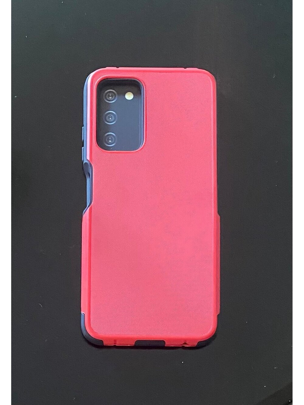 Onn Slim Rugged Case for Samsung Galaxy AO3s Red